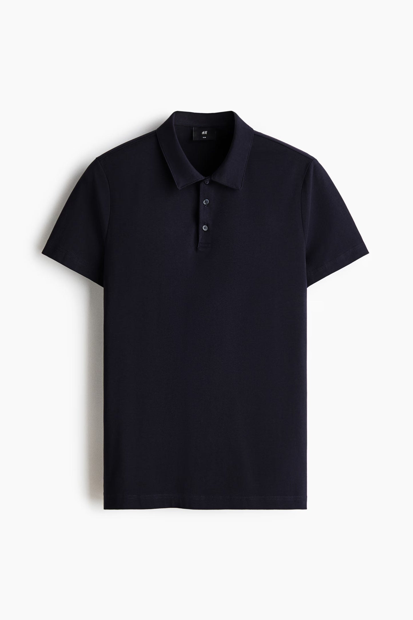 Chemise ajustada de algodón unicolor