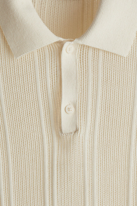 Chemise regular unicolor tejida