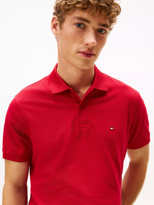 Chemise regular unicolor con logo performance tech