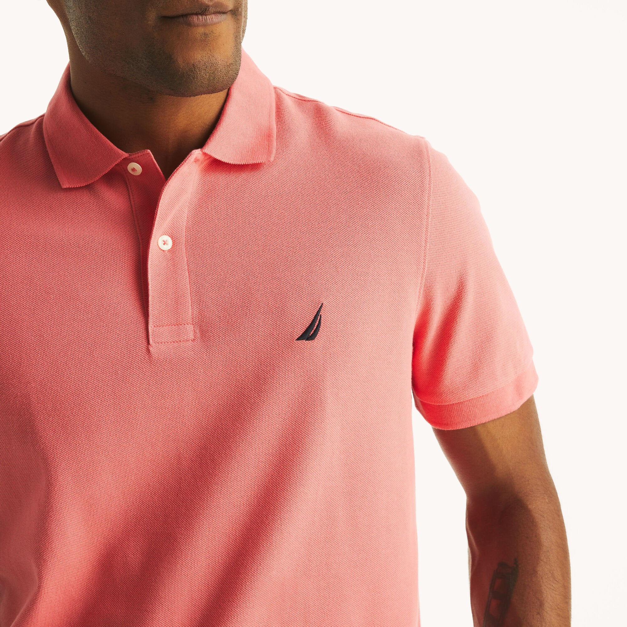 Chemise regular unicolor con logo