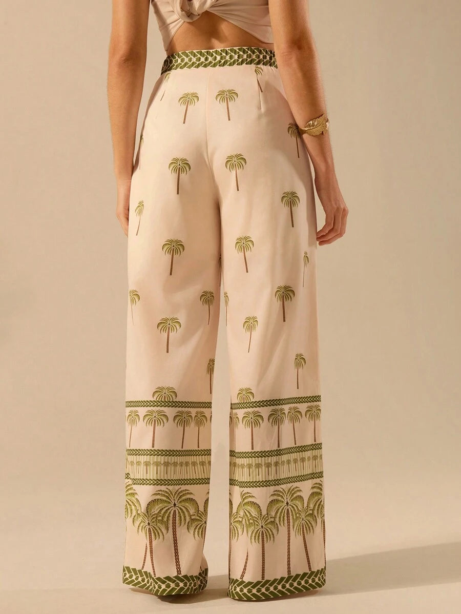 Pantalones casuales con estampado