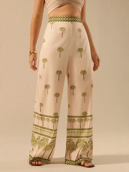 Pantalones casuales con estampado
