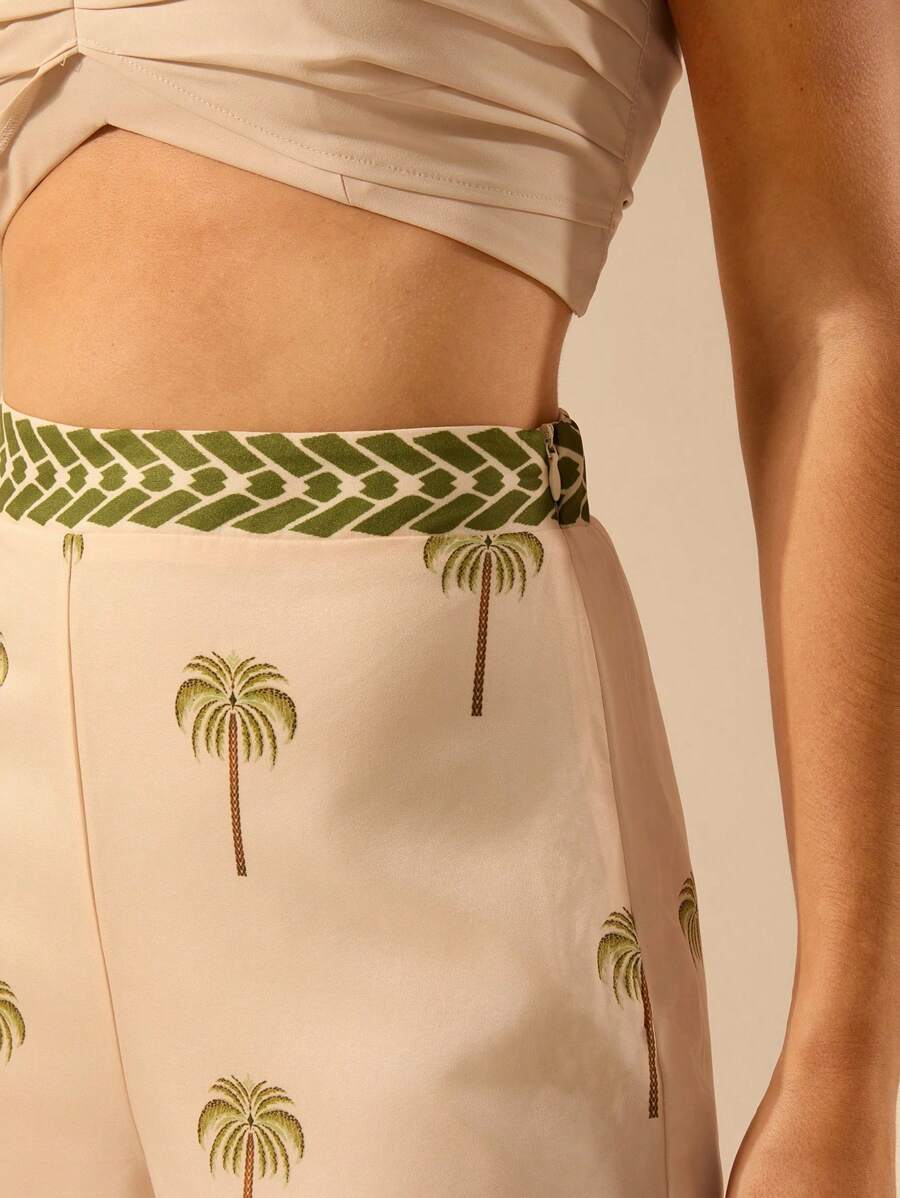 Pantalones casuales con estampado