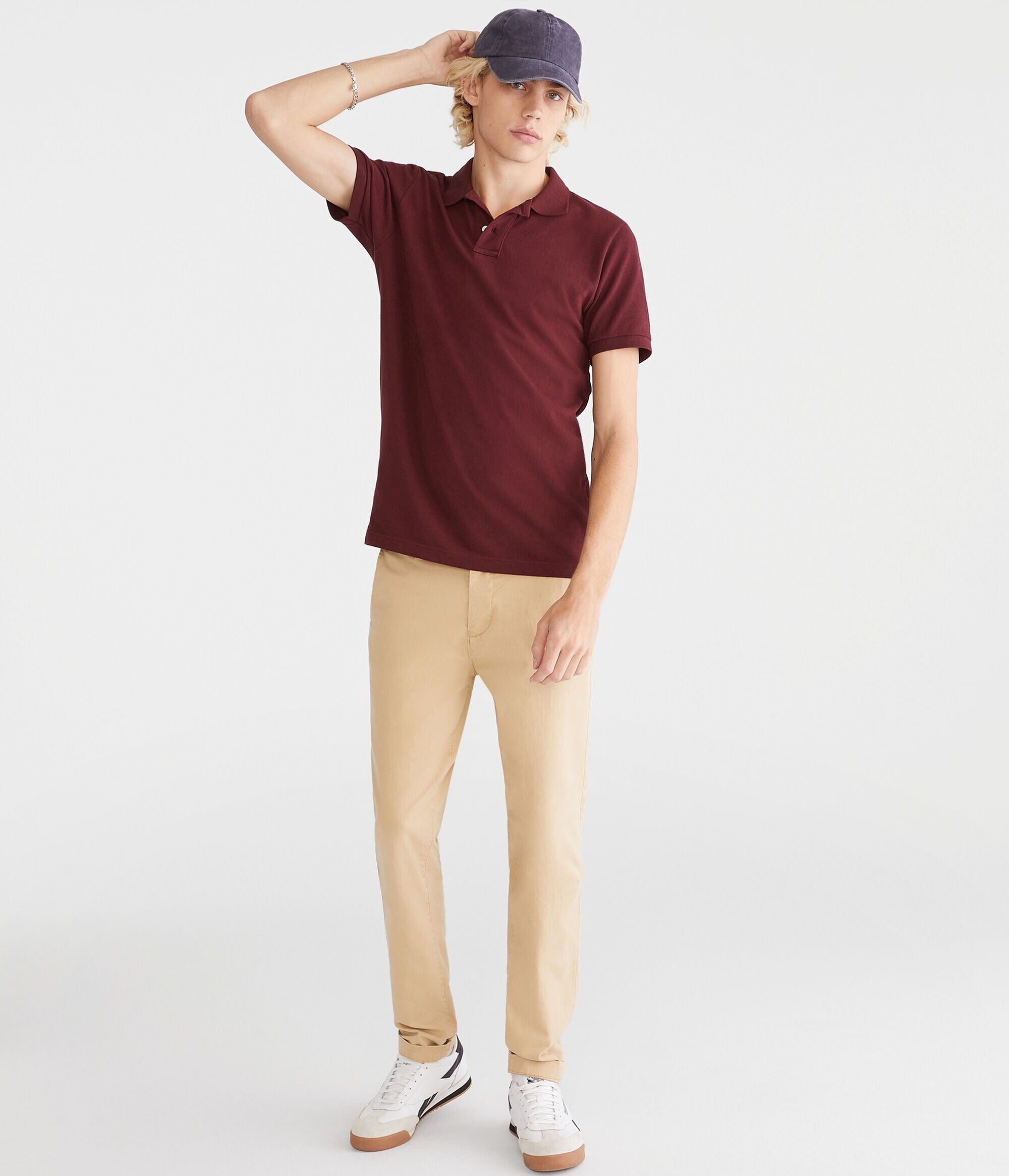 Pantalon chino ajustado