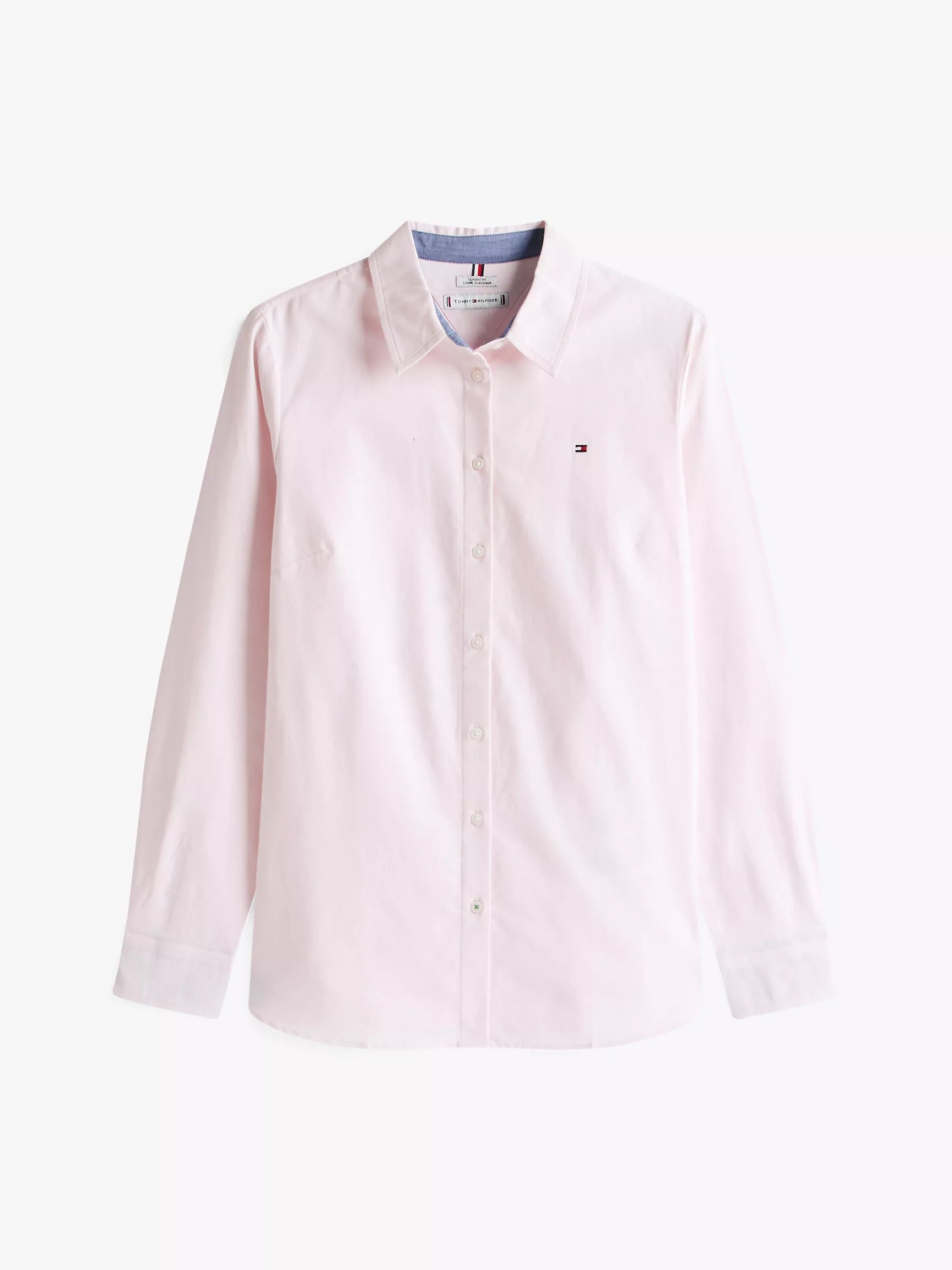 Camisa manga larga unicolor Oxford
