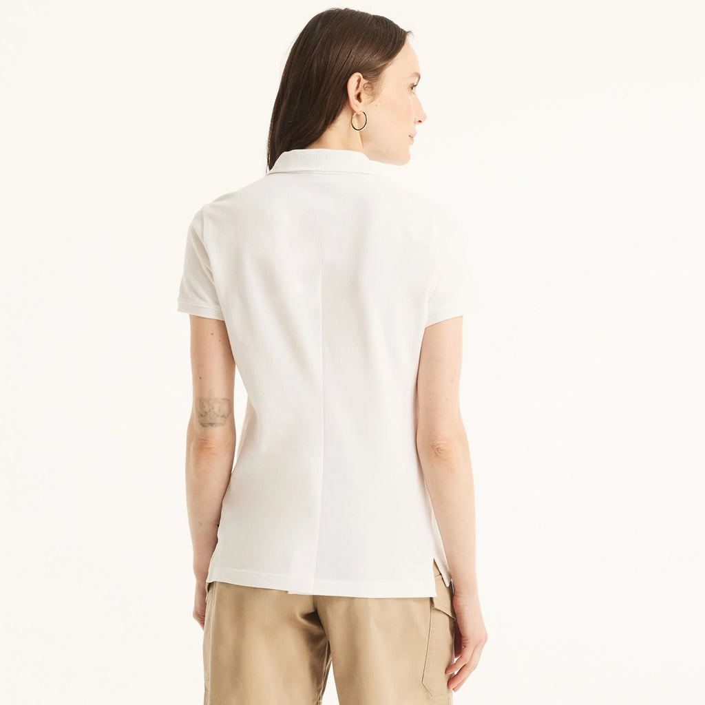 Chemise unicolor con logo y botones