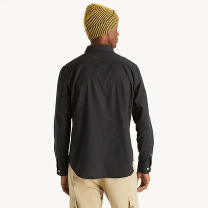 Camisa manga larga unicolor Oxford