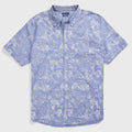Camisa manga corta oxford con estampado