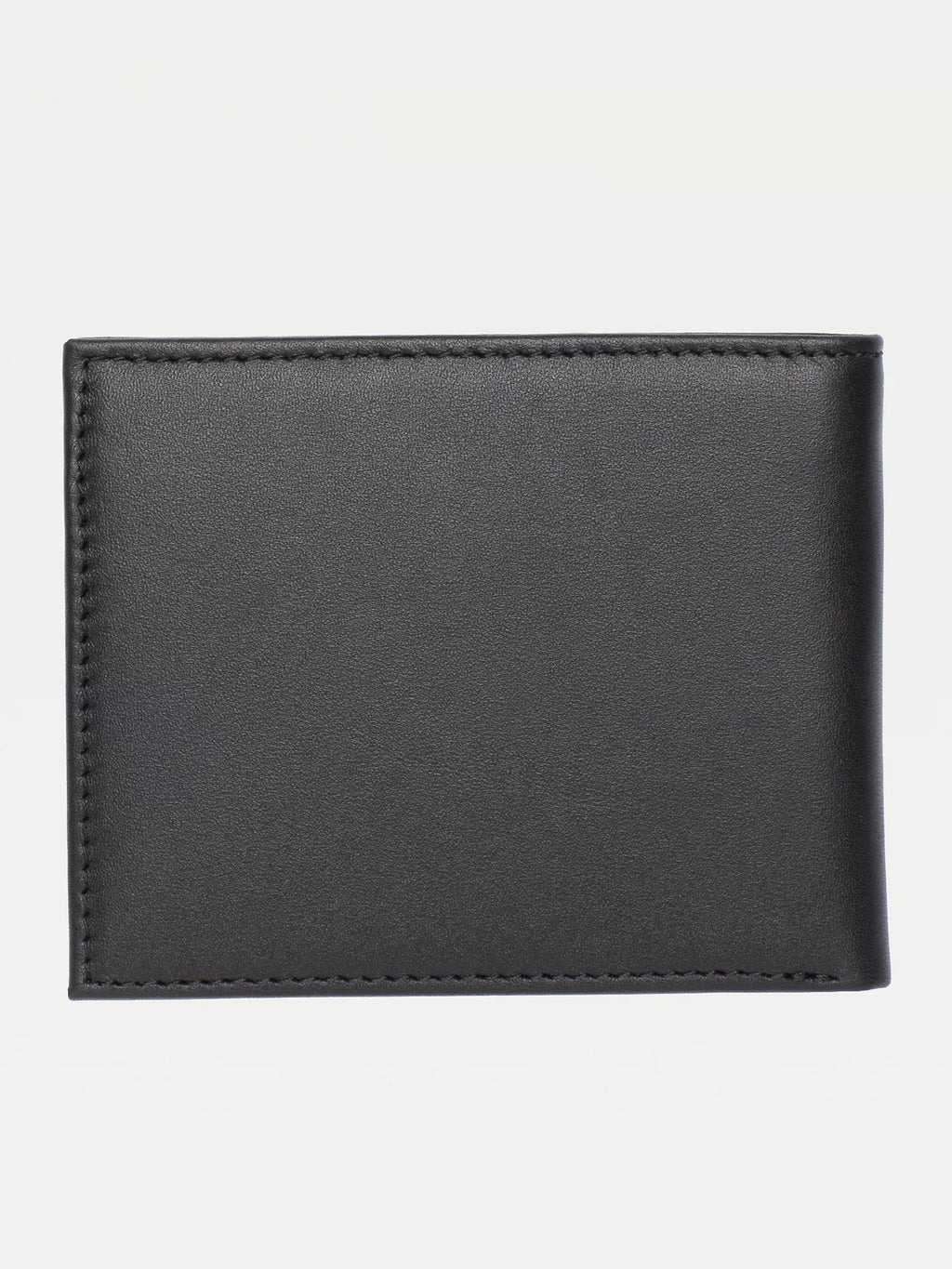 Cartera de cuero con logo
