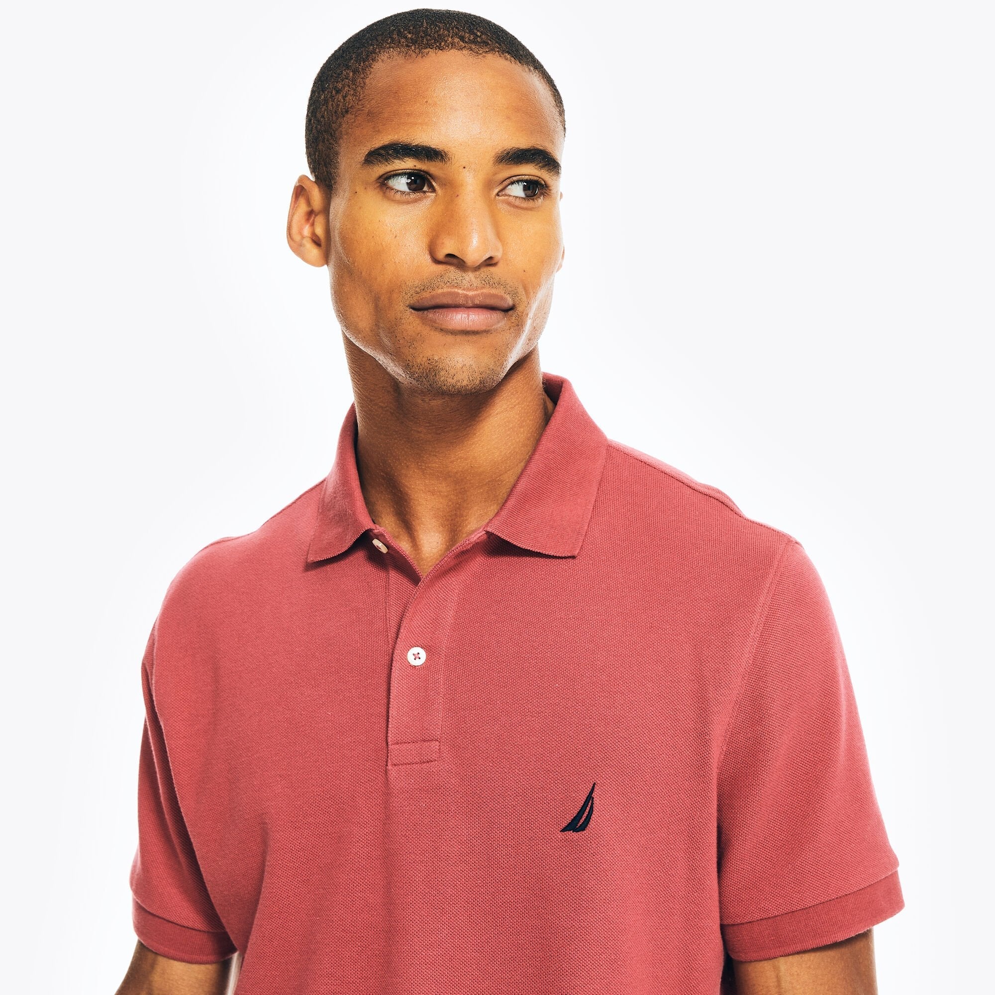 Chemise regular unicolor con logo