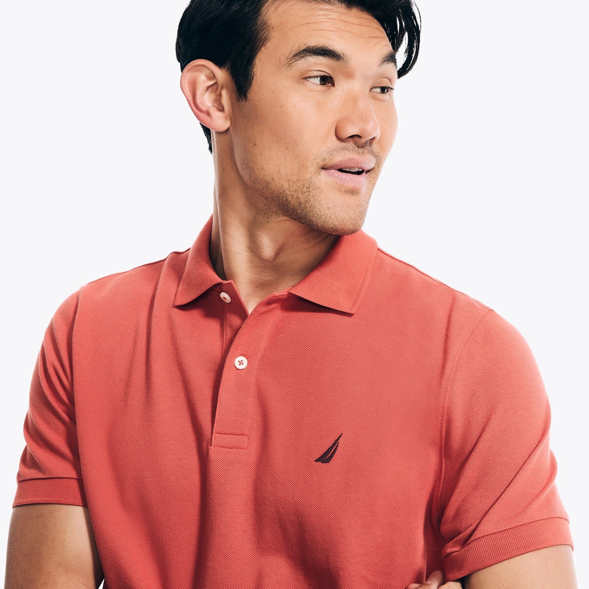 Chemise regular unicolor con logo