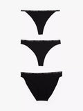 3 Pack panties de nylon mixtas