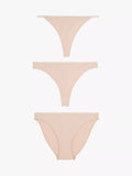 3 Pack panties de nylon mixtas