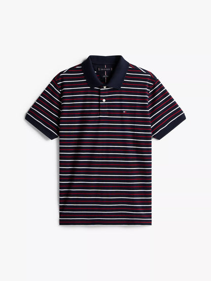 Chemise de algodón con patrón de rayas