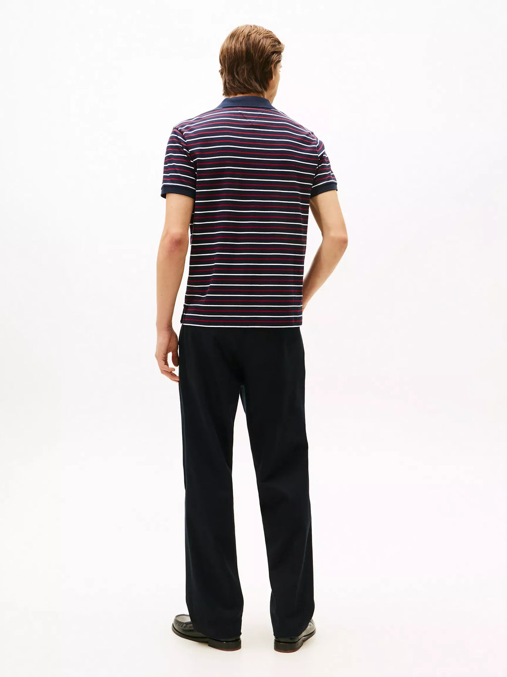 Chemise de algodón con patrón de rayas