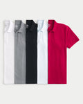 Chemises ajustado unicolor con logo