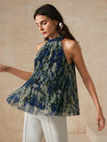Blusa plisada