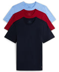 3 Pack franelas cuello redondo unicolor