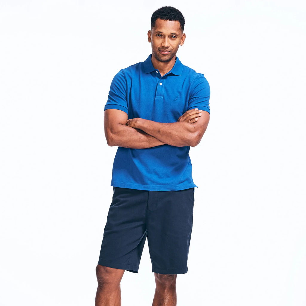 Chemise regular unicolor con logo mismo color