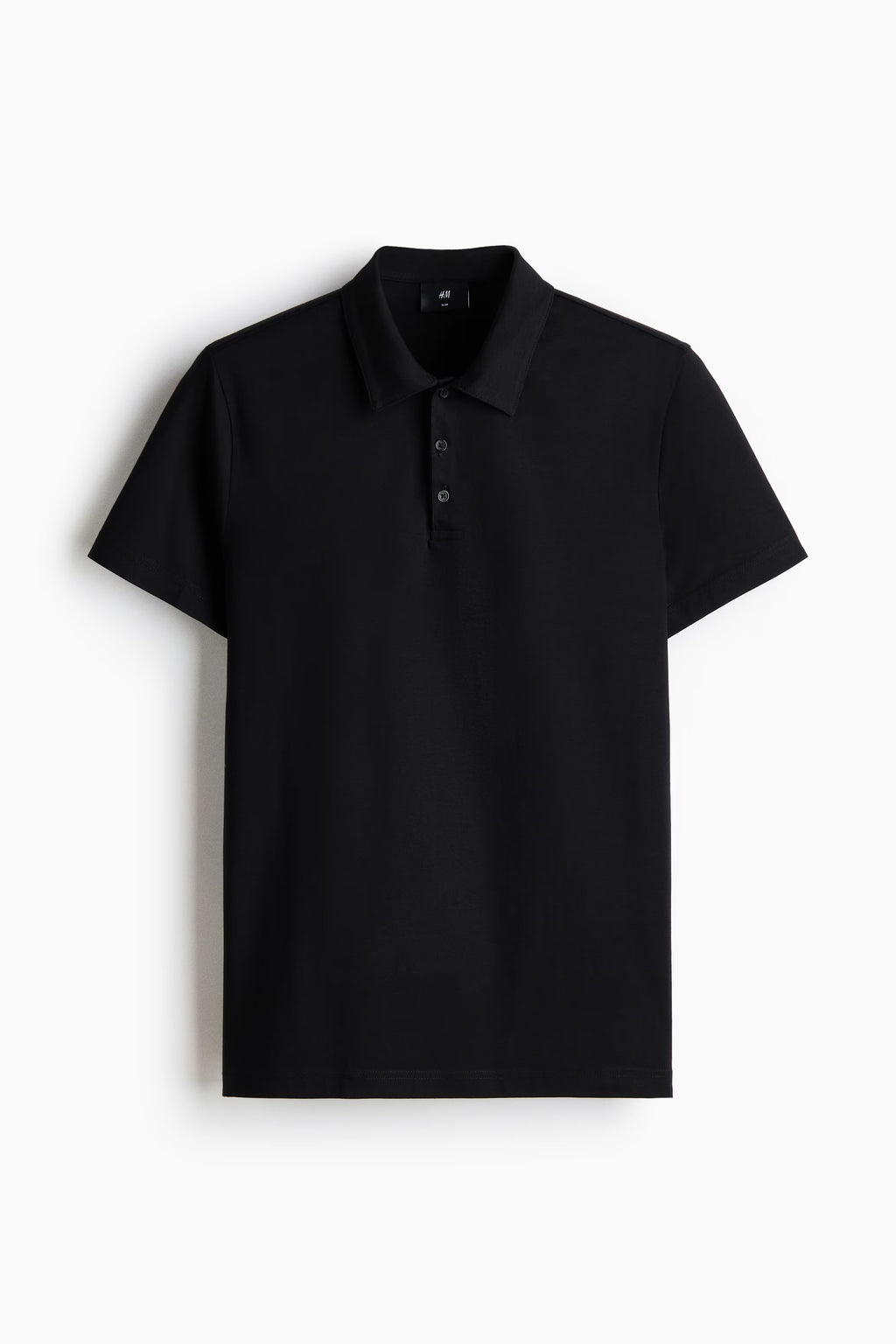 Chemise ajustada de algodón unicolor