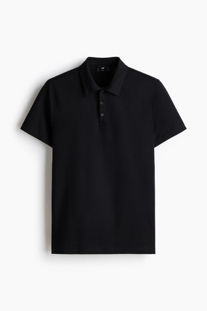 Chemise ajustada de algodón unicolor
