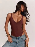 Body ajustado cuello en V