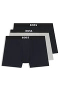 3 Pack Boxer Largos con logo en cinta
