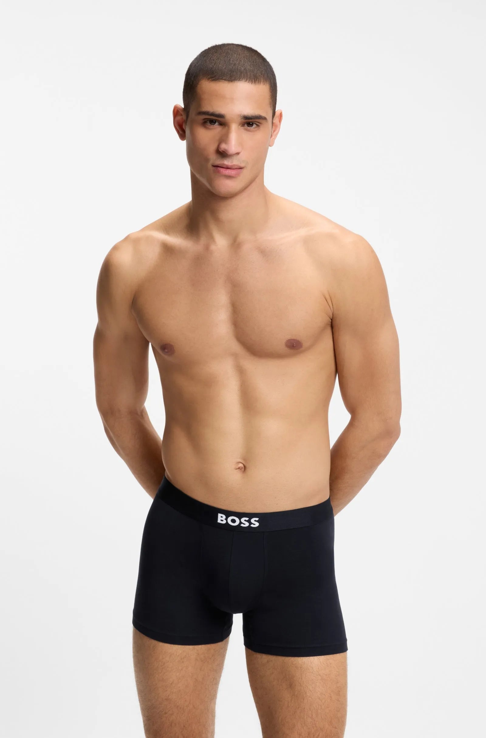 3 Pack Boxer Largos con logo en cinta