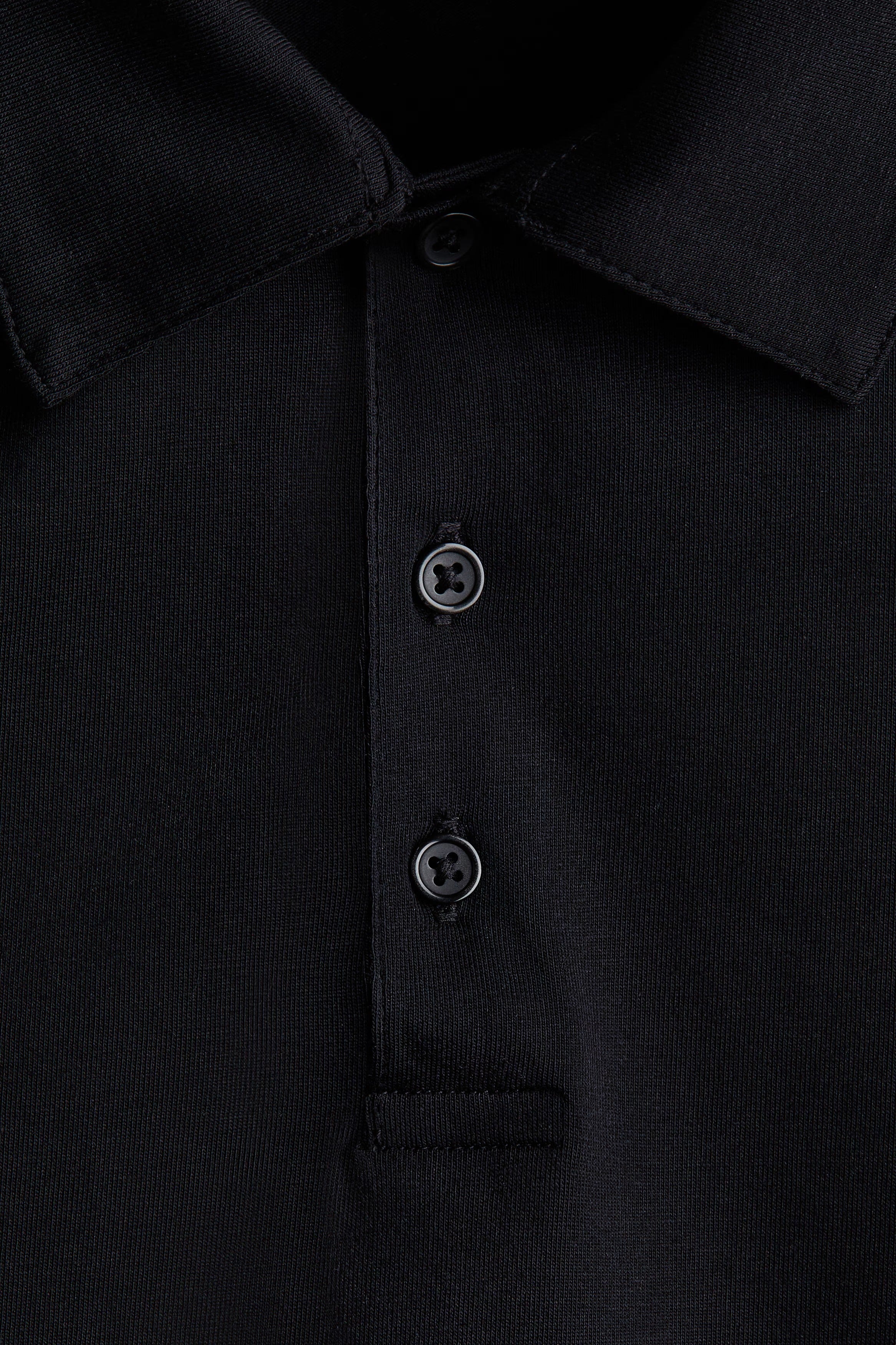 Chemise ajustada de algodón unicolor