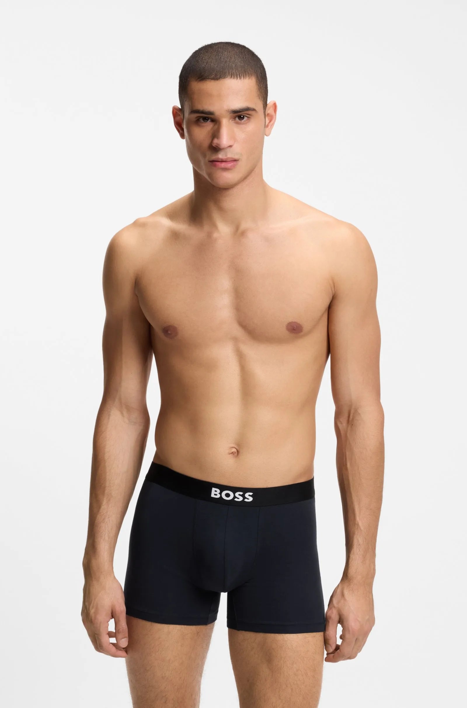 3 Pack Boxer Largos con logo en cinta
