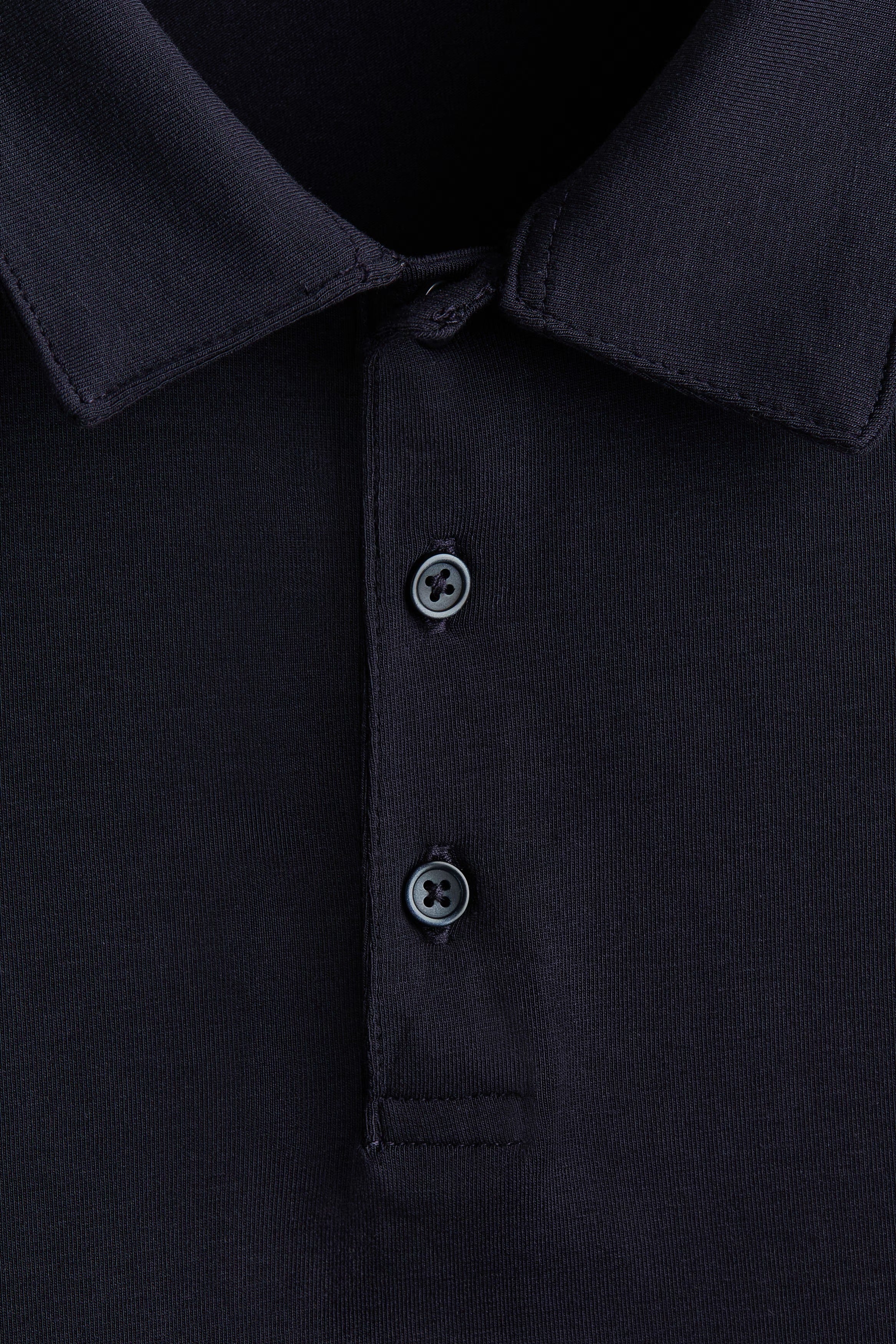 Chemise ajustada de algodón unicolor