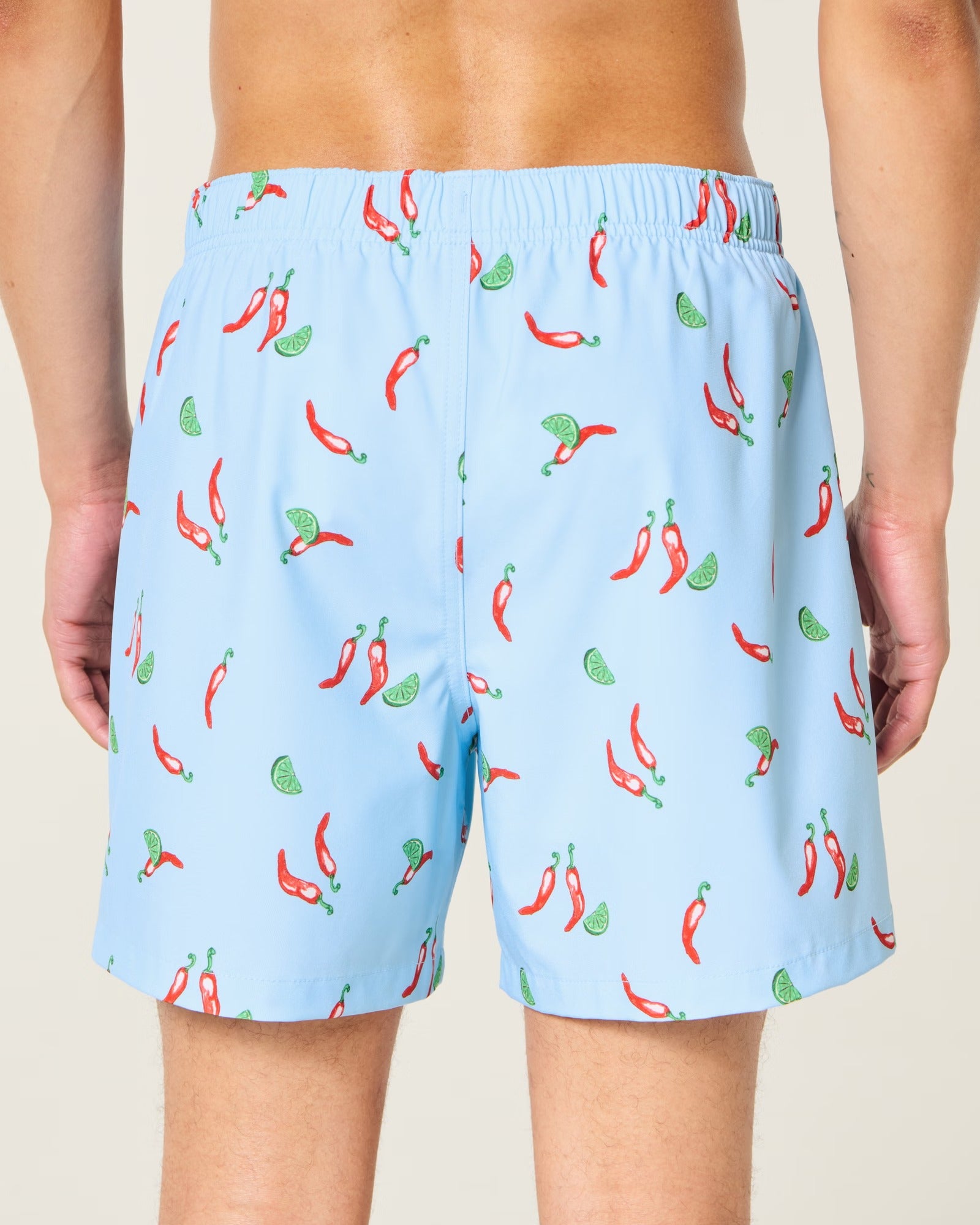 Traje de baño 5" con estampado de aji y limón