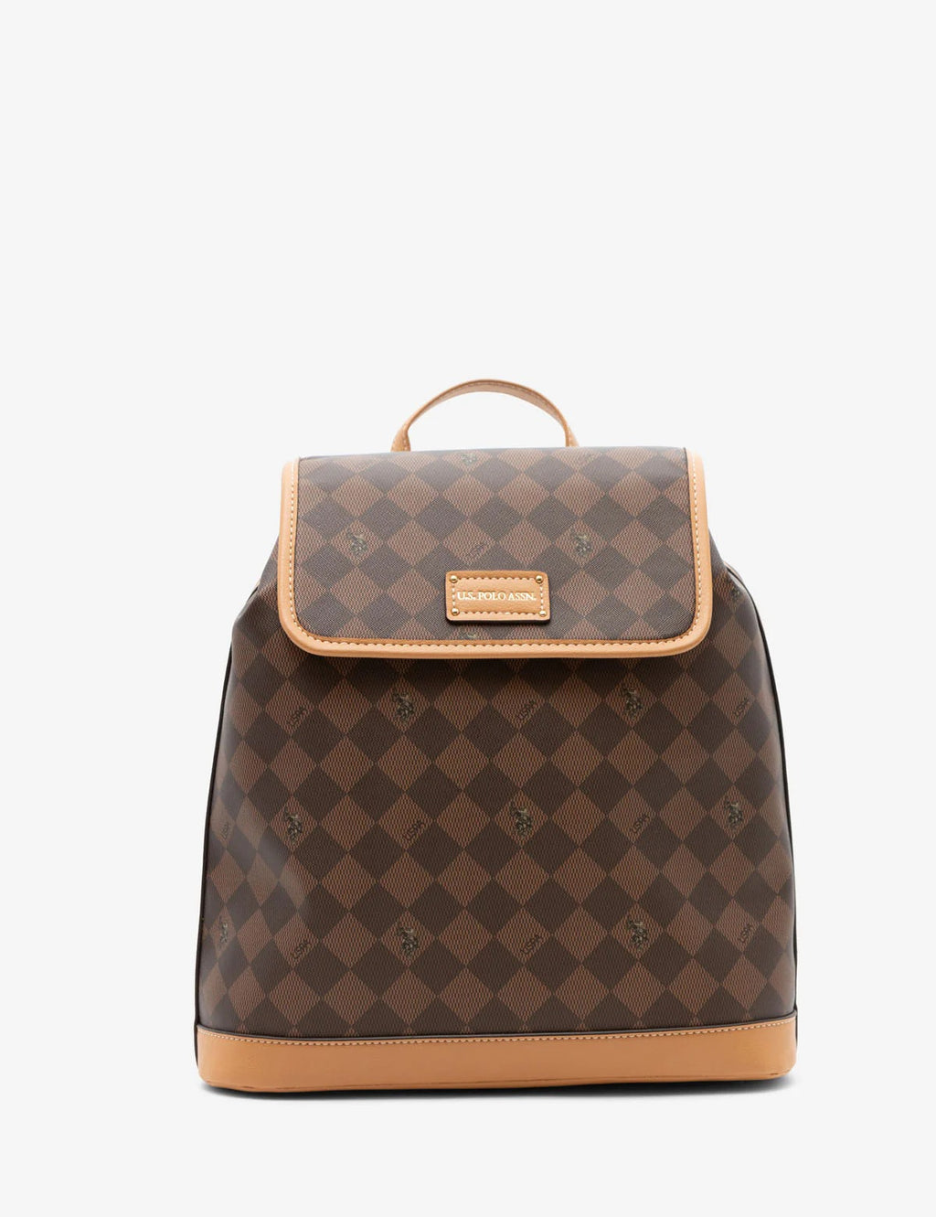 Bolso tipo morral con estampado