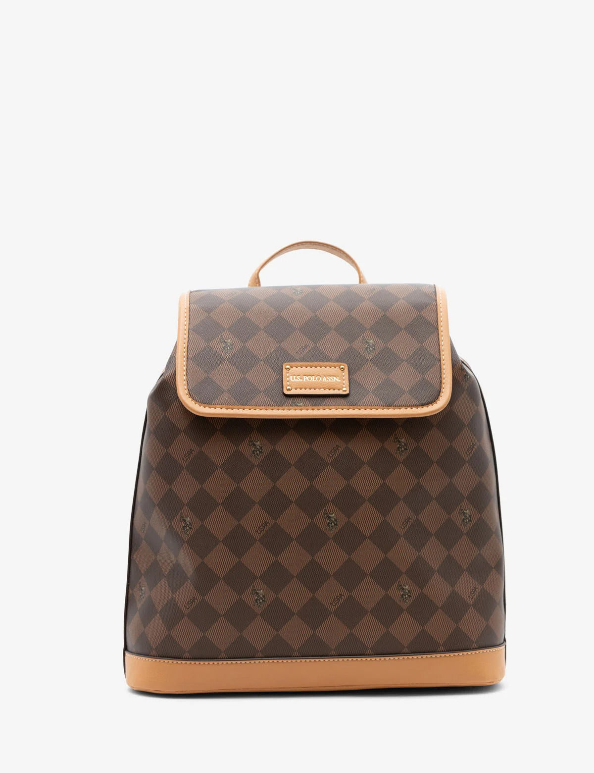 Bolso tipo morral con estampado