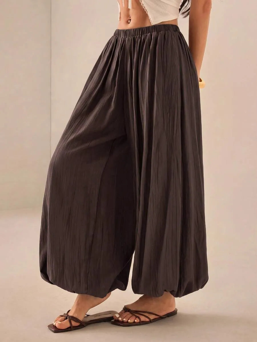 Pantalones casuales de corte holgado