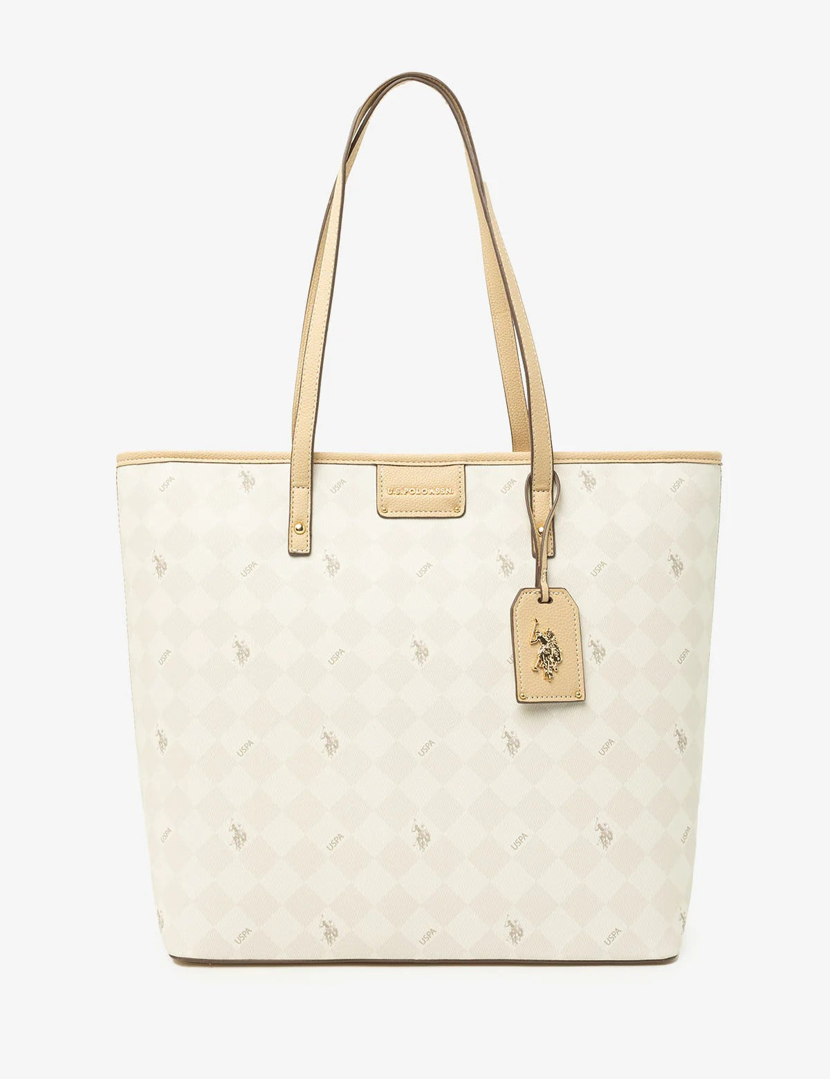 Cartera tipo tote mediana con estampado