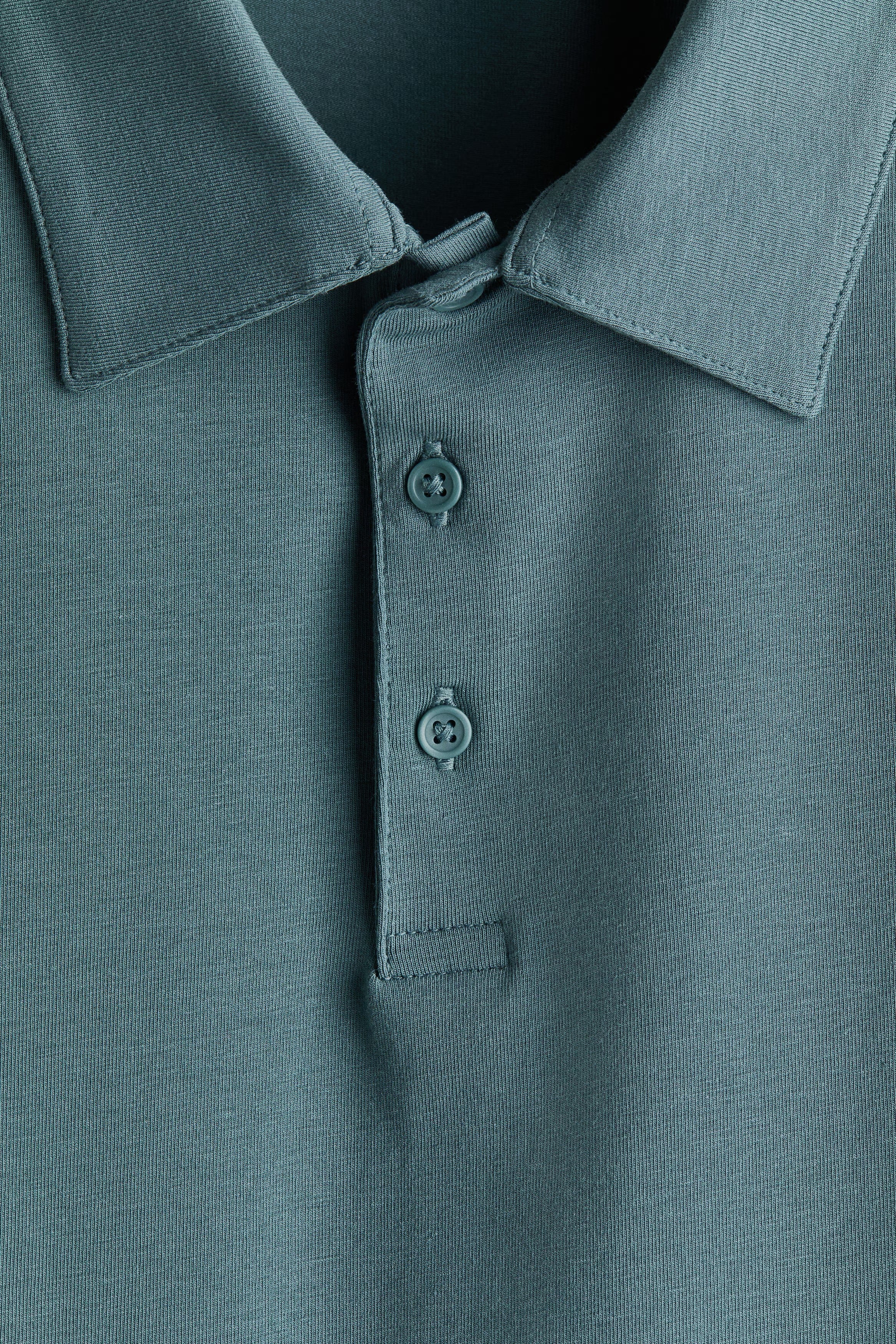 Chemise ajustada de algodón unicolor