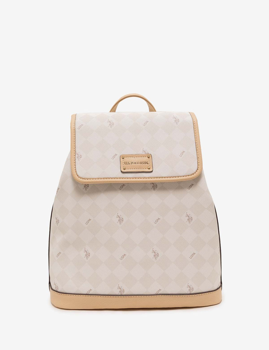 Bolso tipo morral con estampado