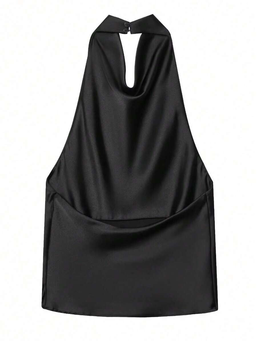 Blusa de satén