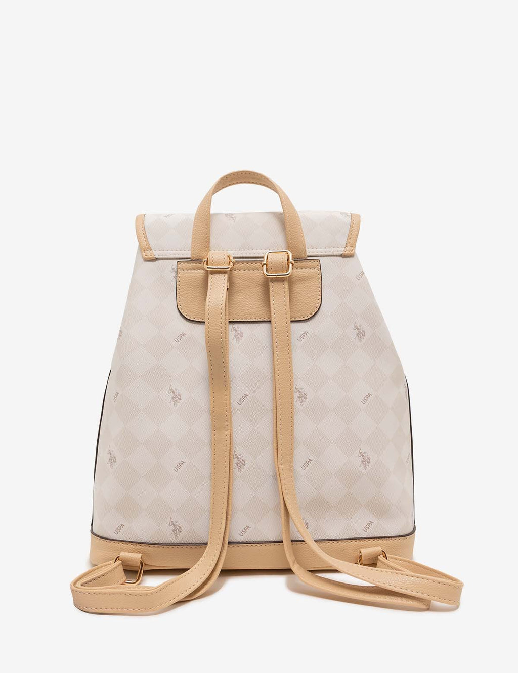 Bolso tipo morral con estampado