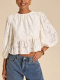 Blusa elegante estampada
