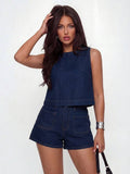 Conjunto denim casual