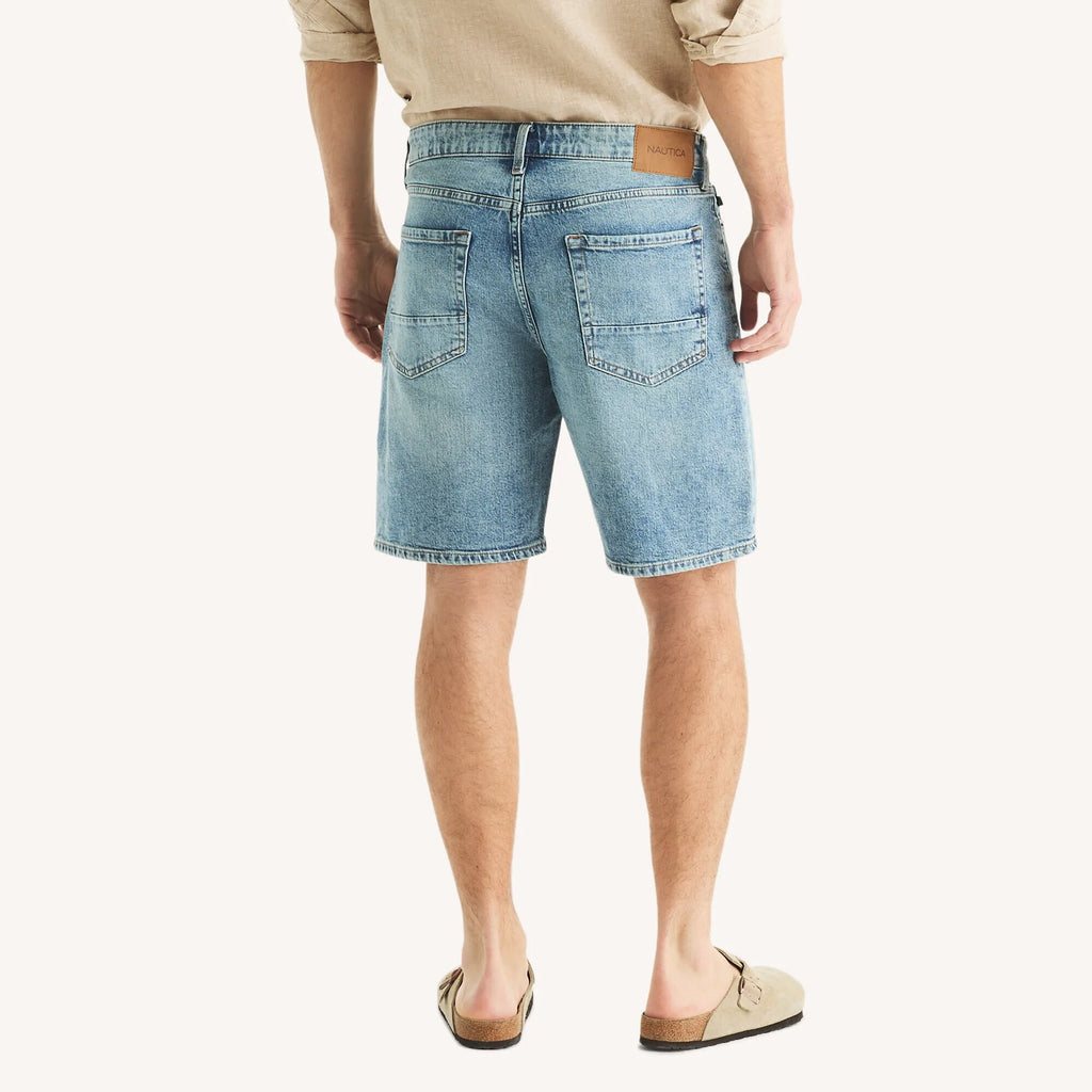 Bermuda holgada denim 9"