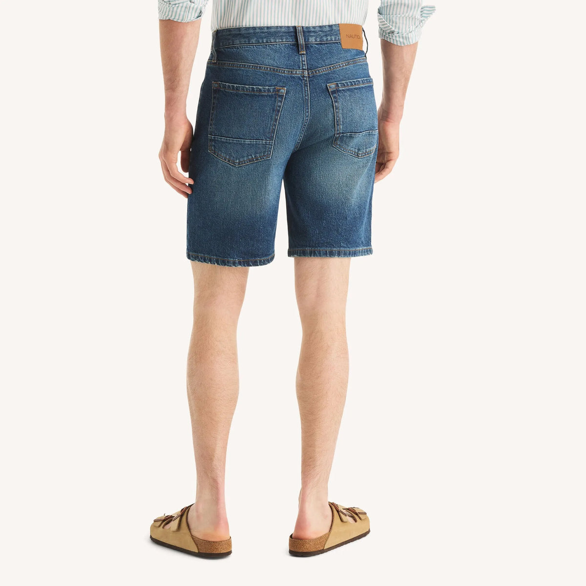 Bermuda holgada denim 9"
