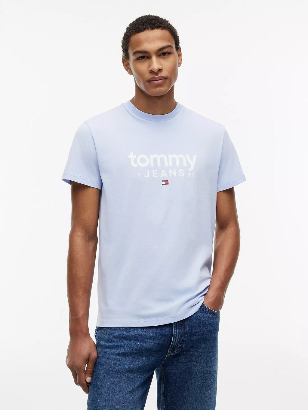 Franela cuello redondo con logo central TOMMY JEANS