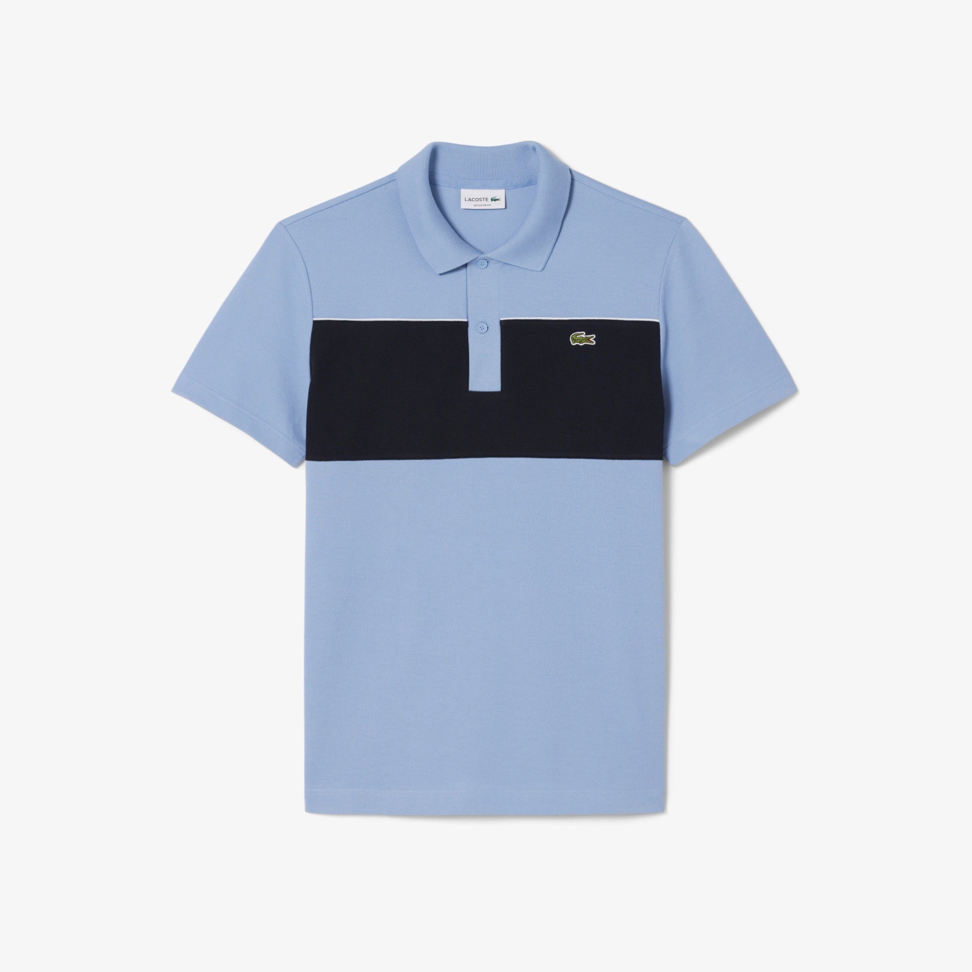 Chemise regular con colores combinados
