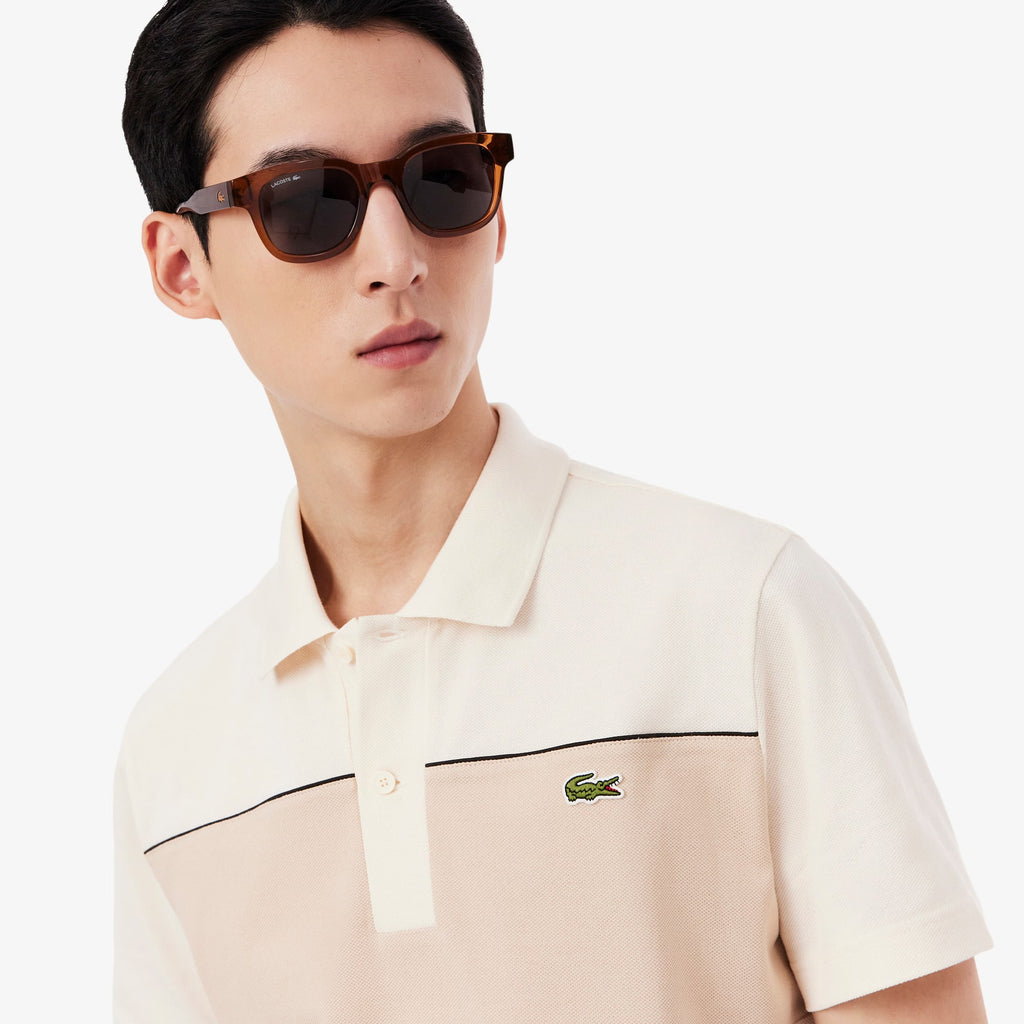 Chemise regular con colores combinados