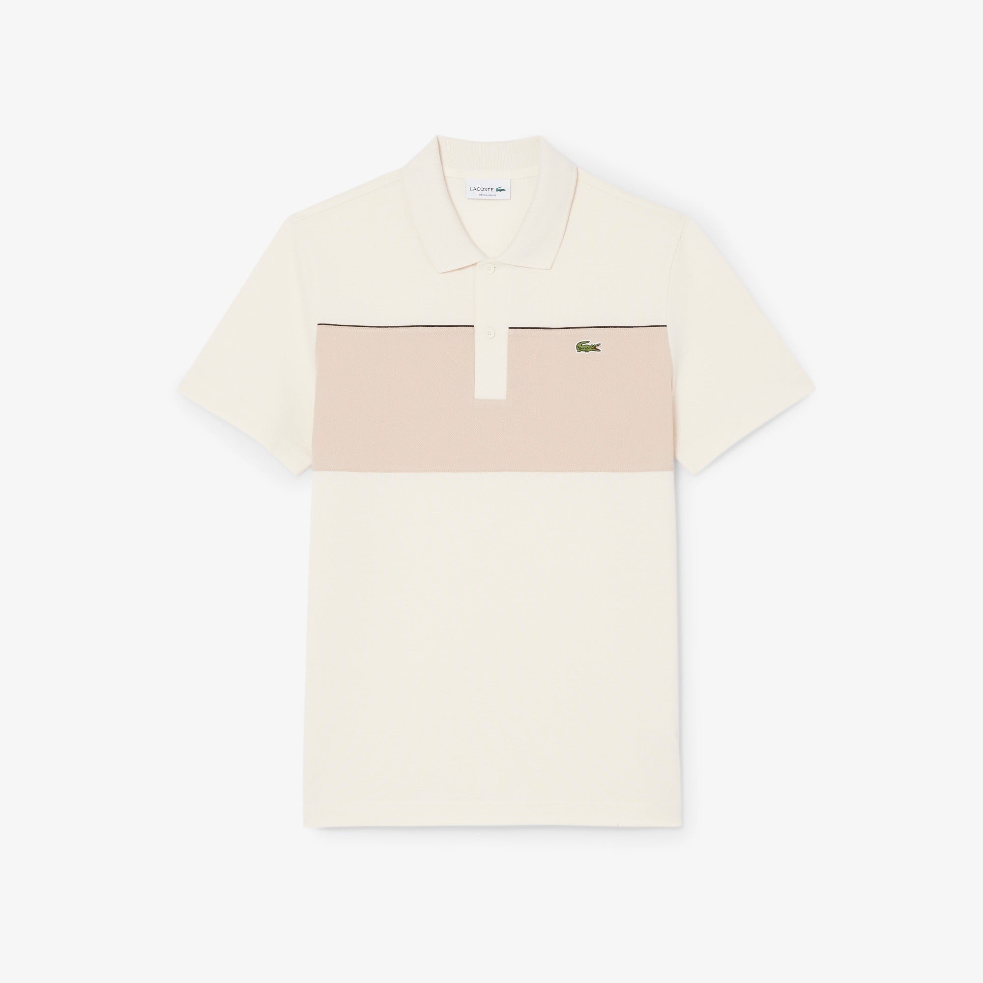 Chemise regular con colores combinados