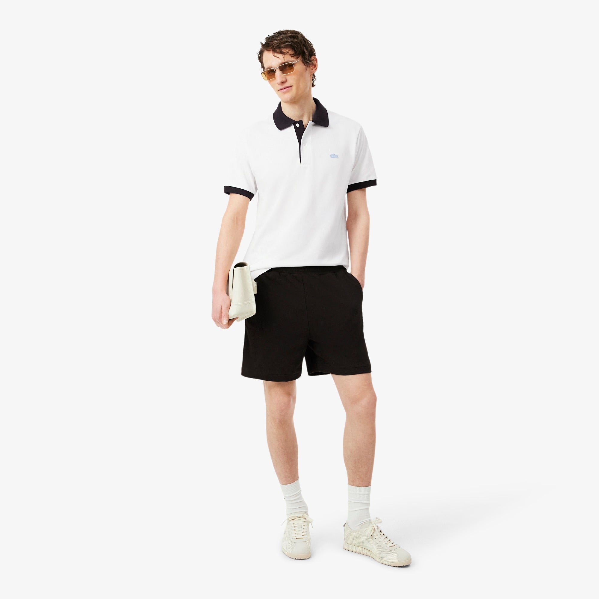 Chemise clásica con ribete en contraste