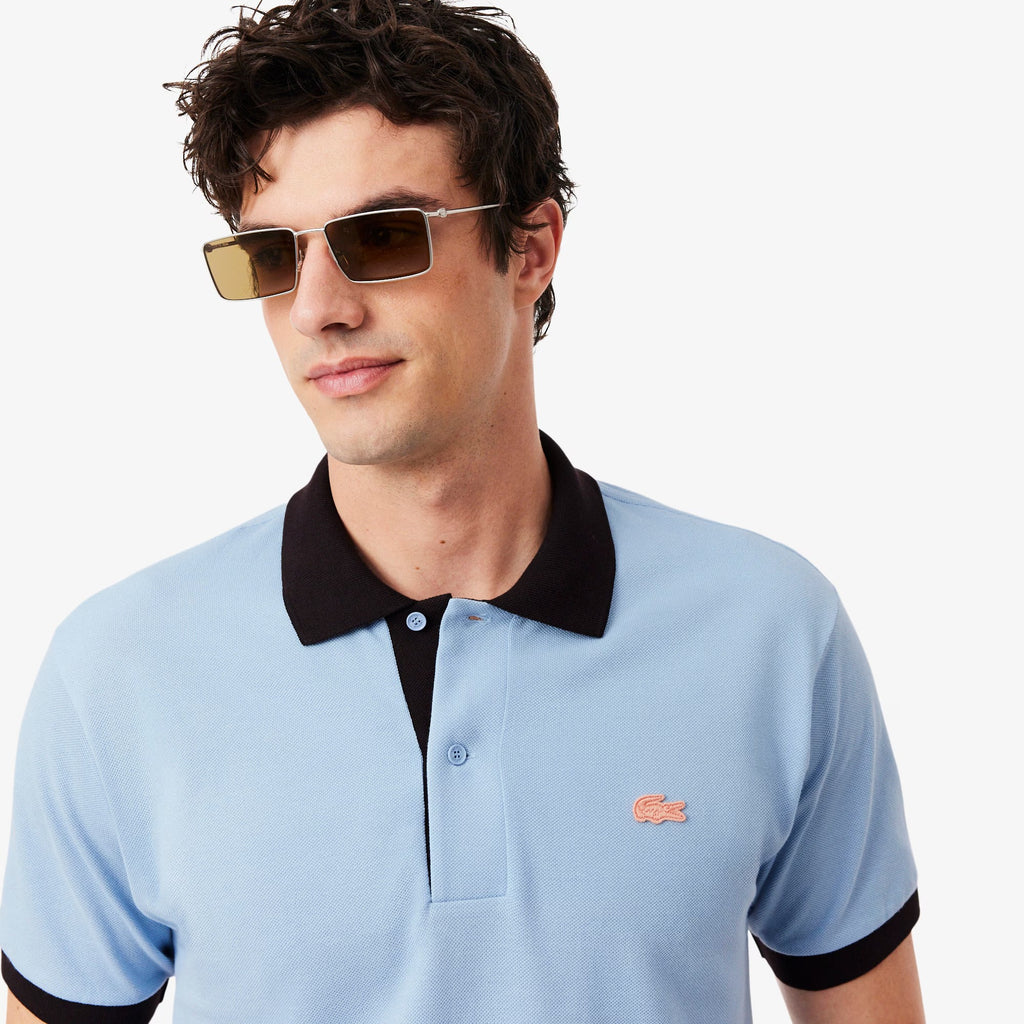 Chemise clásica con ribete en contraste